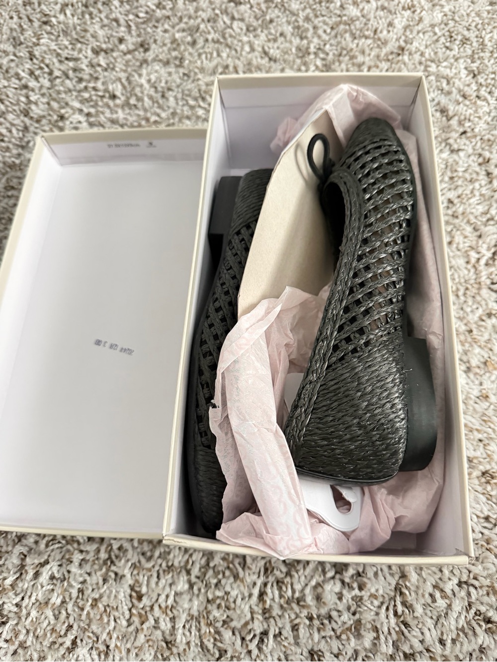 Bandolino Black Woven Slip-On Flats